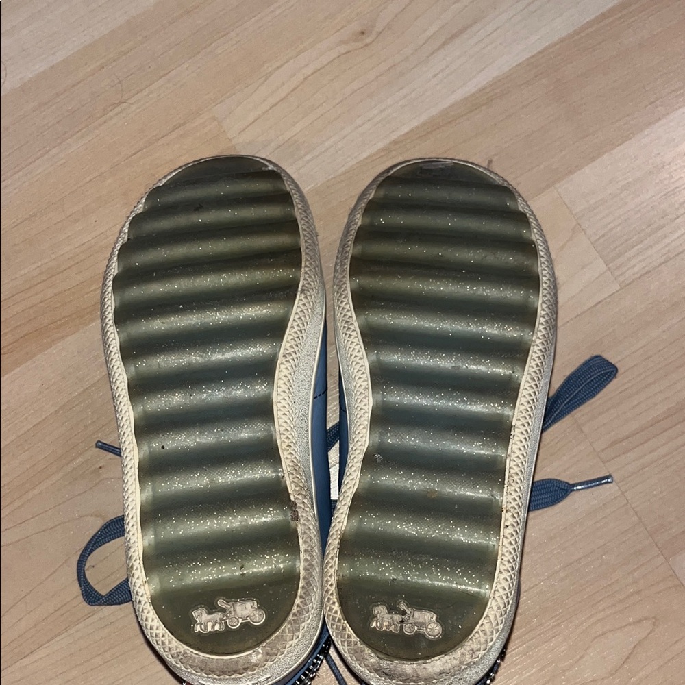 Women’s Blue Coach Sneakers - Picture 8 of 8